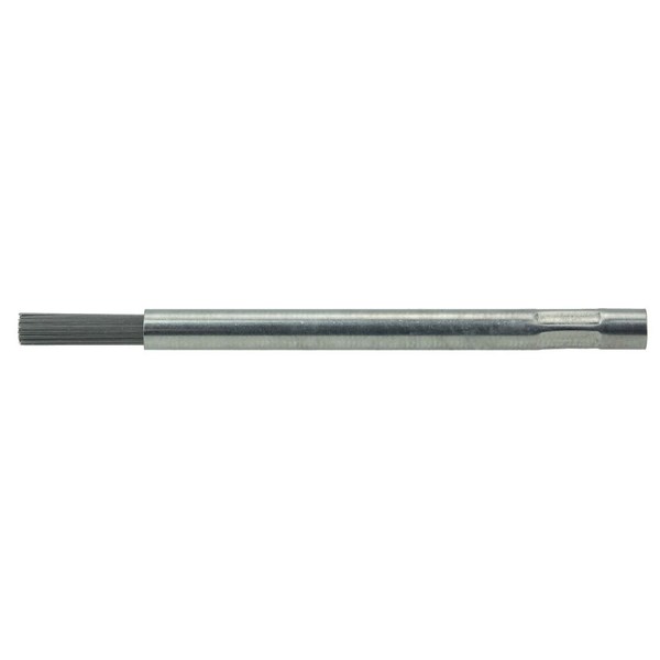 Weiler 1/4" Dia End Brush, .0104" Steel Wire Fill, 3/4" Trim Len, 3-3/4" 99825